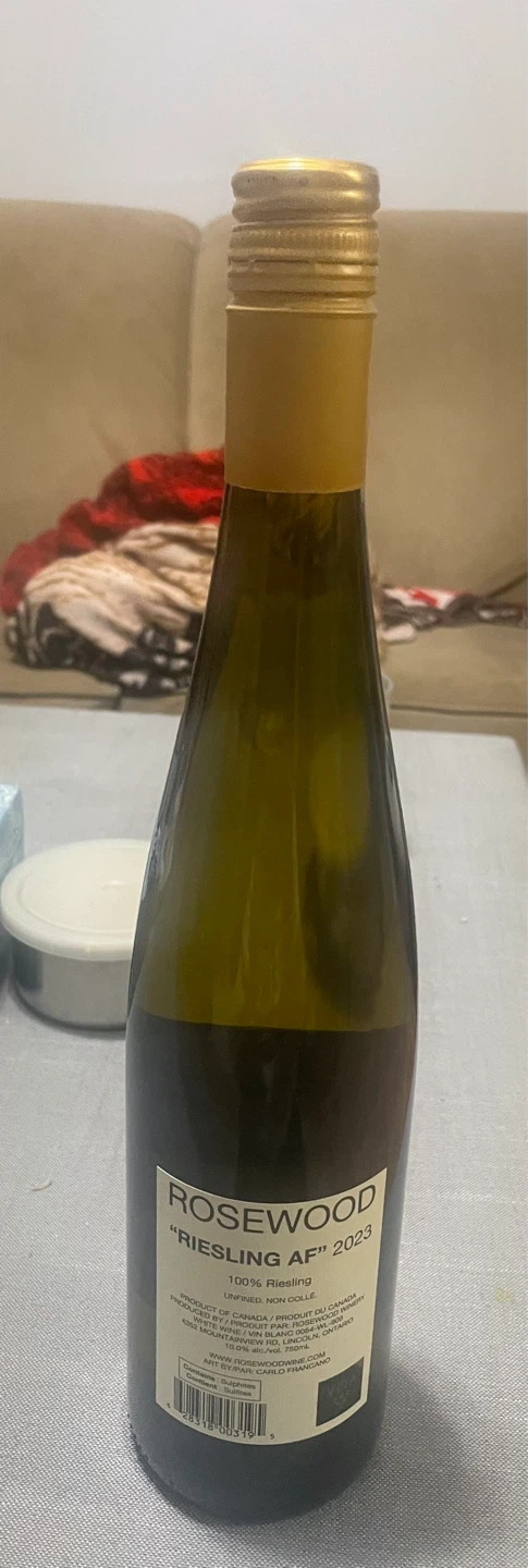 Rosewood Riesling AF White Wine 2023 - photo 2