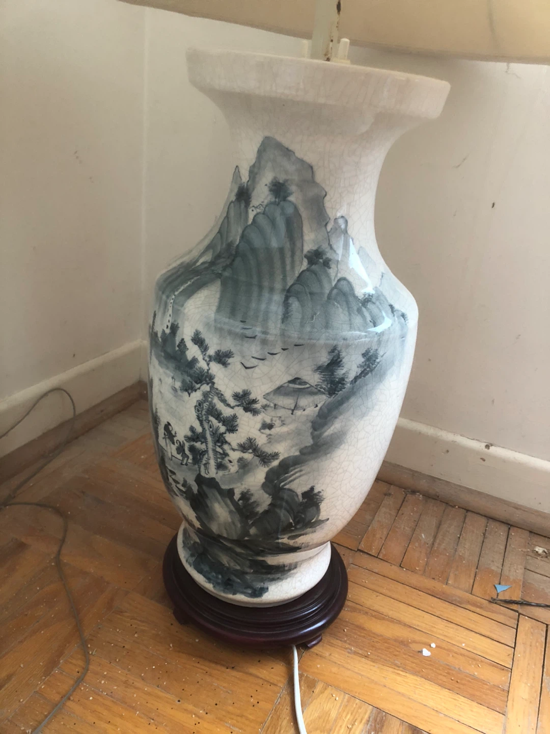 Vintage Oriental Style Table Lamp