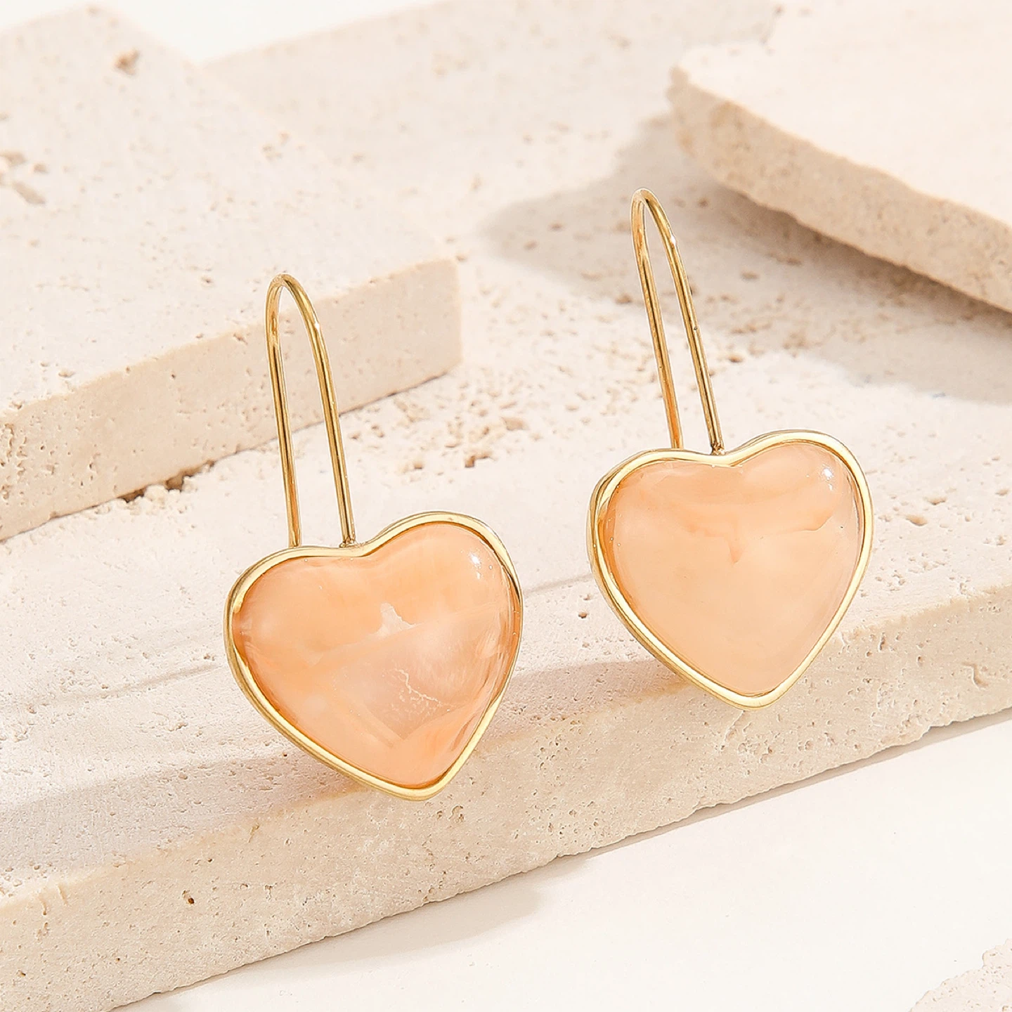 Tropical Heart Drop Earrings - photo 5
