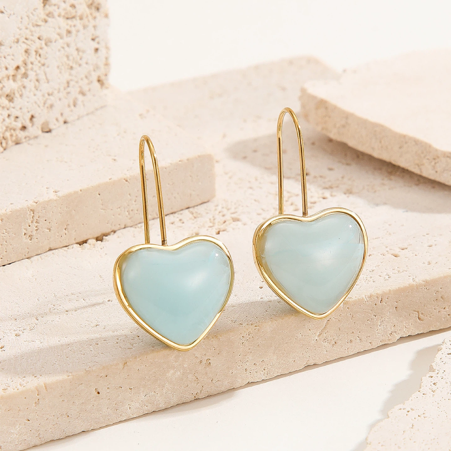 Tropical Heart Drop Earrings - photo 2