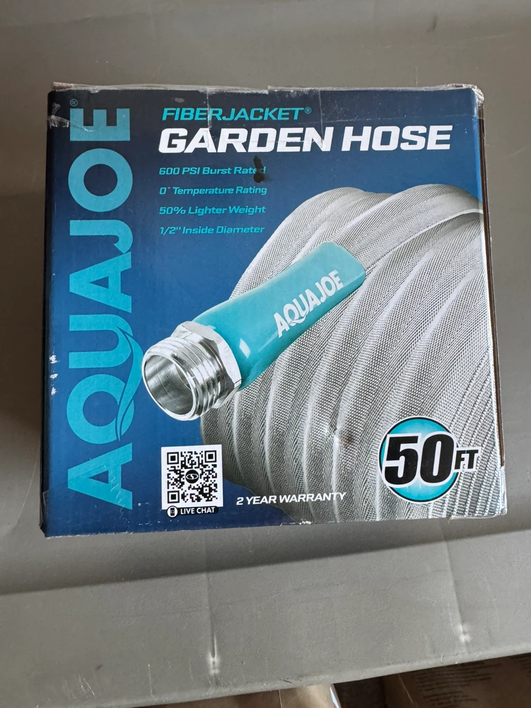 Aqua Joe FiberJacket Garden Hose - 50ft - photo 2