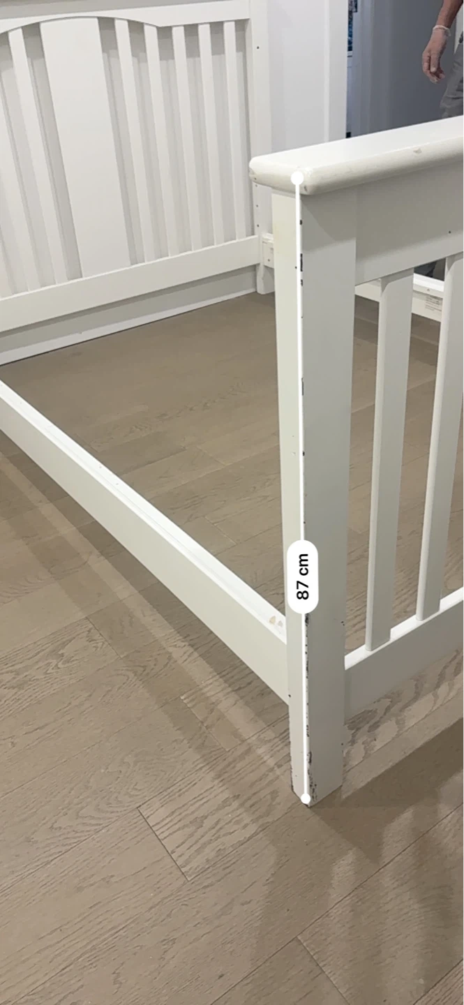 White Toddler Bed Frame - photo 5