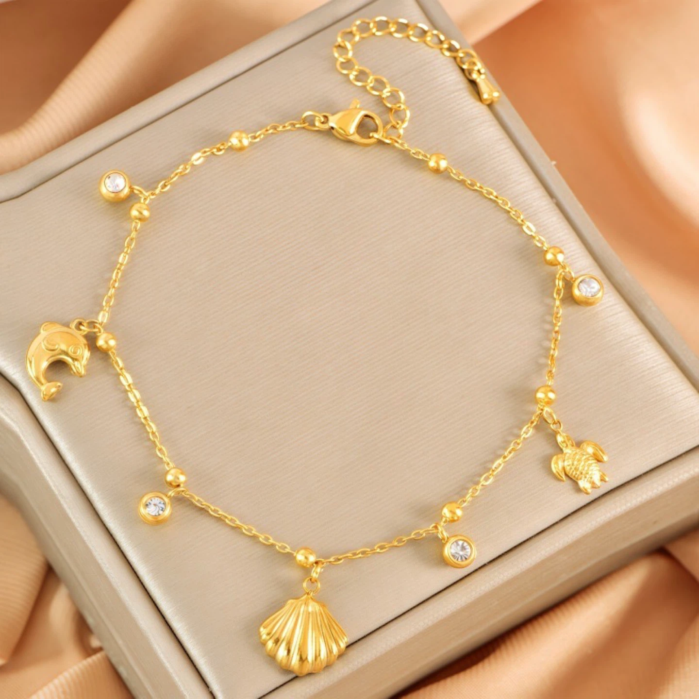 Ocean Charm Anklet