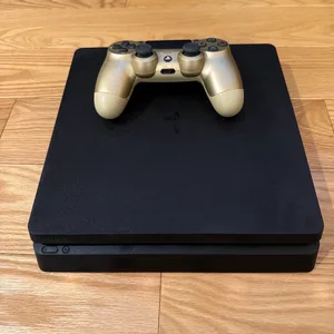 Sony PlayStation 4 Slim Console with Games & Gold Controller