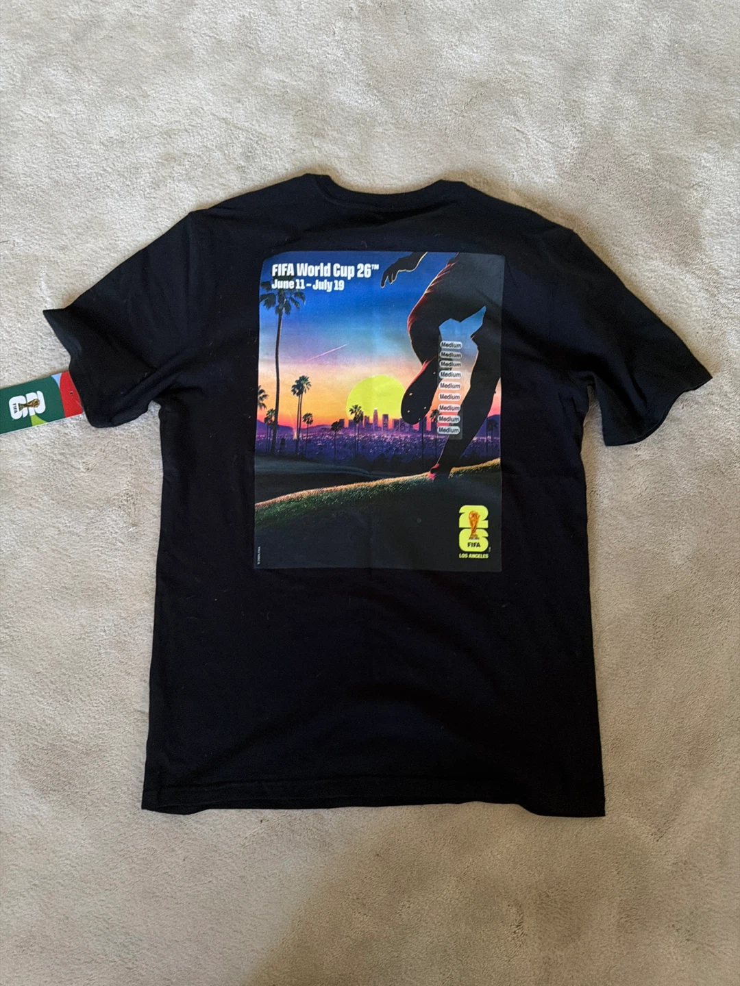 FIFA World Cup 2026 Black T-Shirt - photo 2