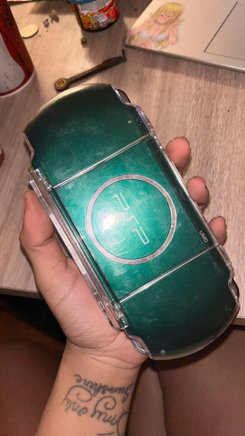 Sony PSP 3000 Video Game Console - Green - photo 2