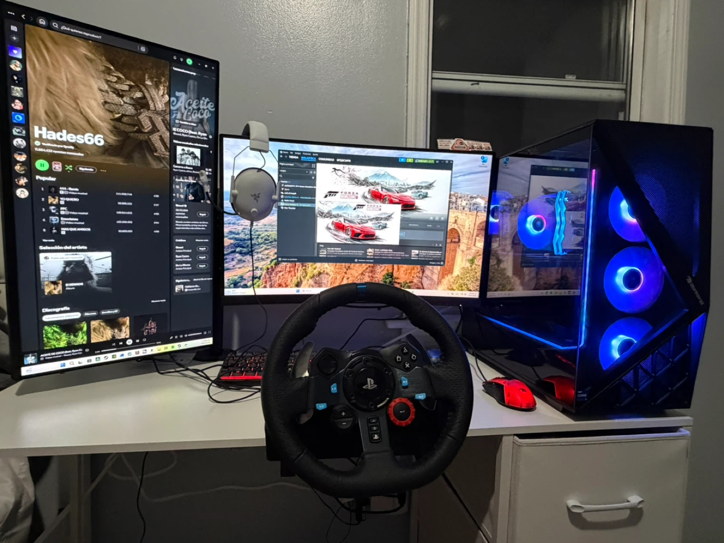 GAMING SETUP COMPLETO HIGH END – CON CAJAS ORIGINALES