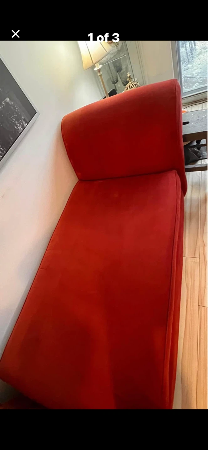 Red Chaise Lounge - photo 3