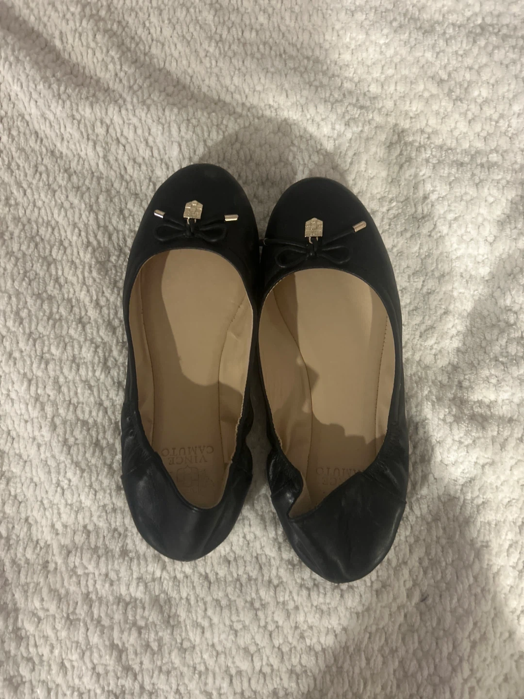 Vince Camuto Black Ballet Flats