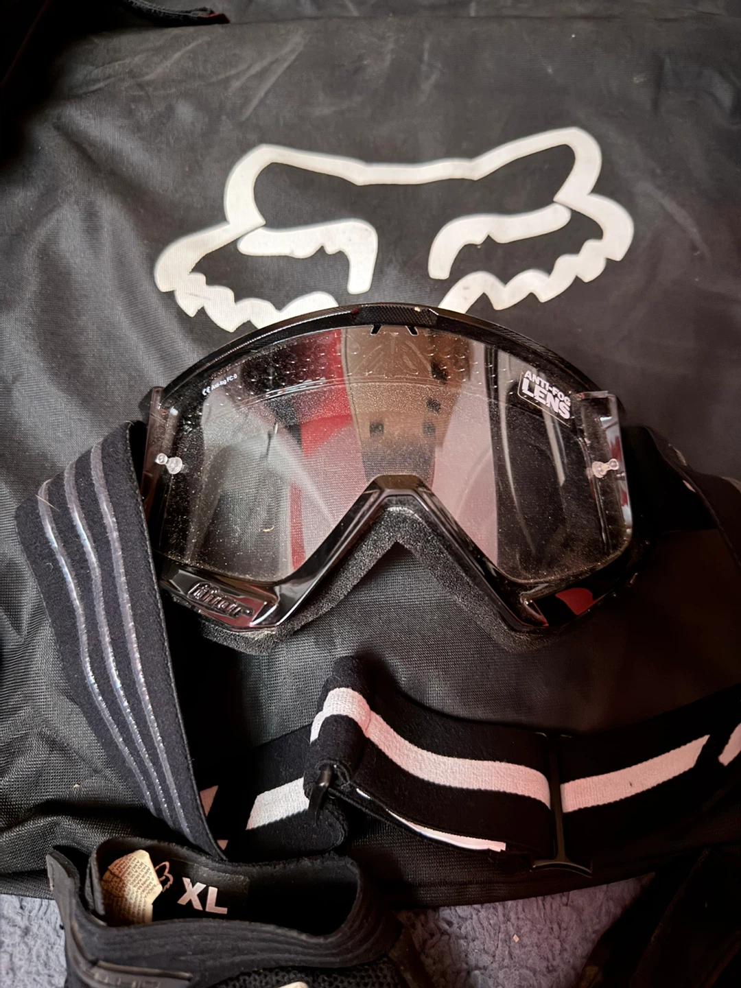 Fox Racing Motocross Helmet, Goggles, and Gloves Set - photo 4