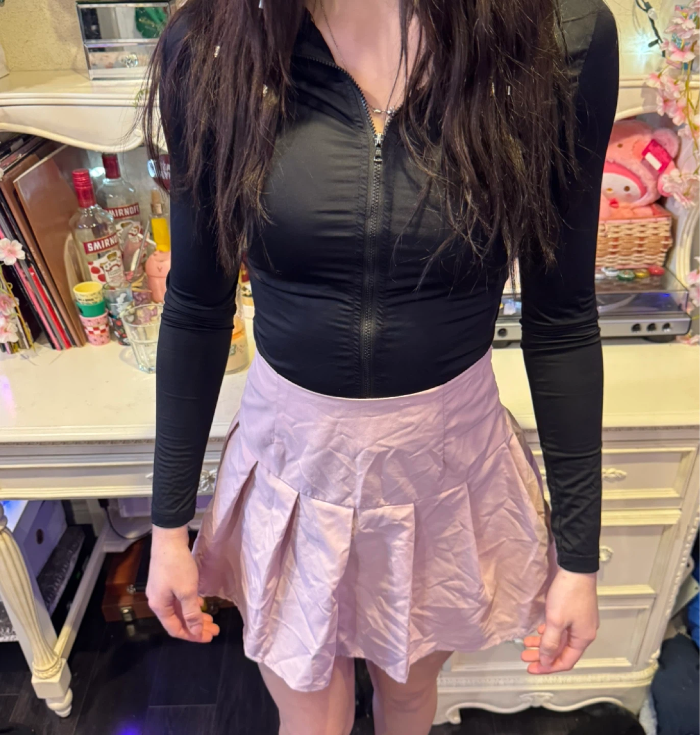 Pink Pleated Skirt - photo 2
