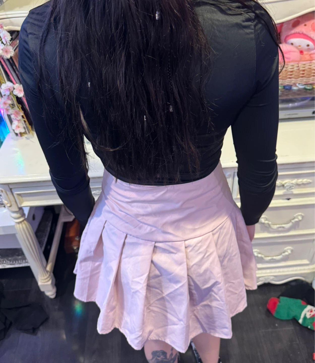 Pink Pleated Skirt - photo 3