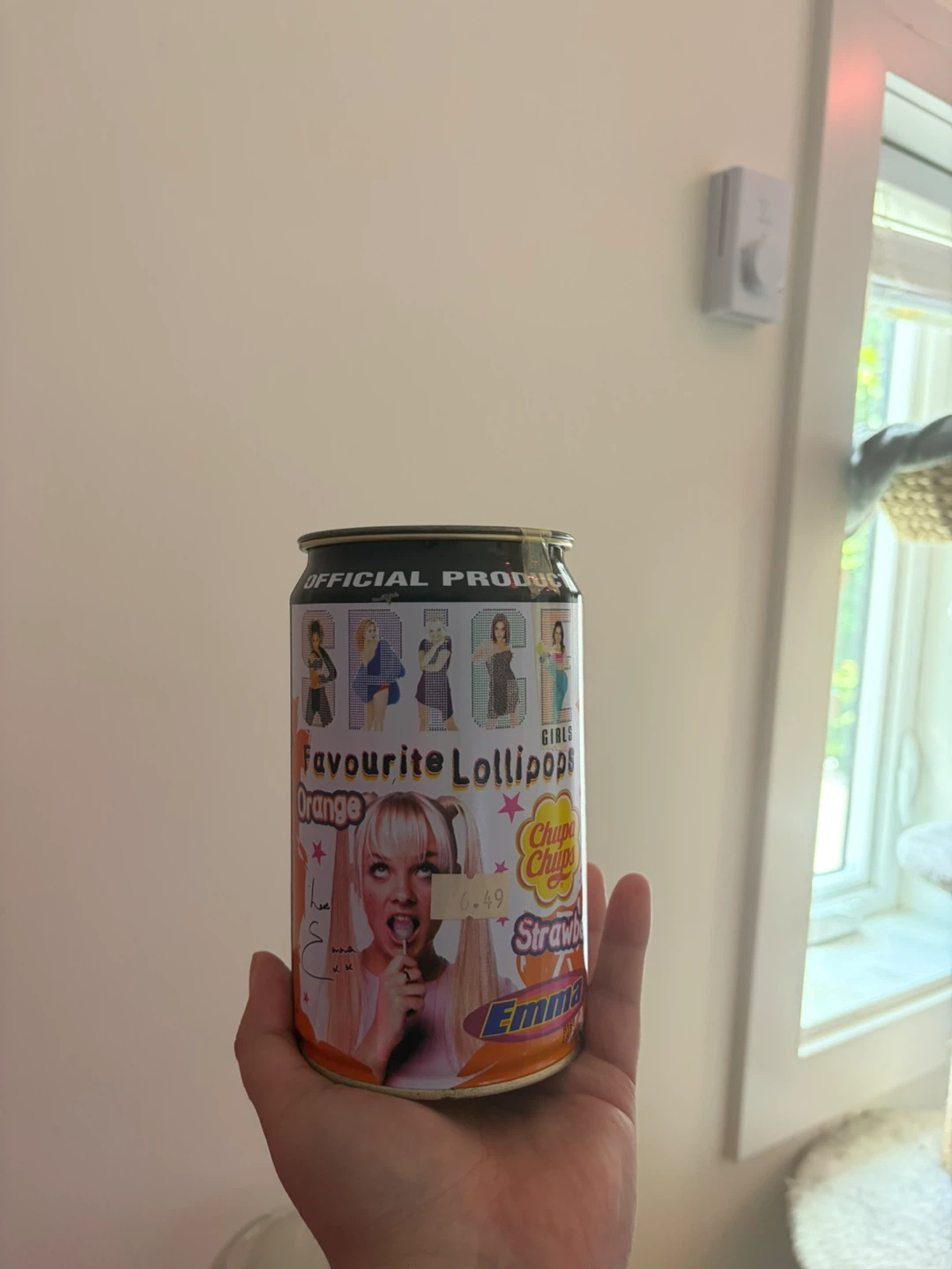 1997 Spice Girl Chupa Chups Lollipops Tin Canister Sealed RARE