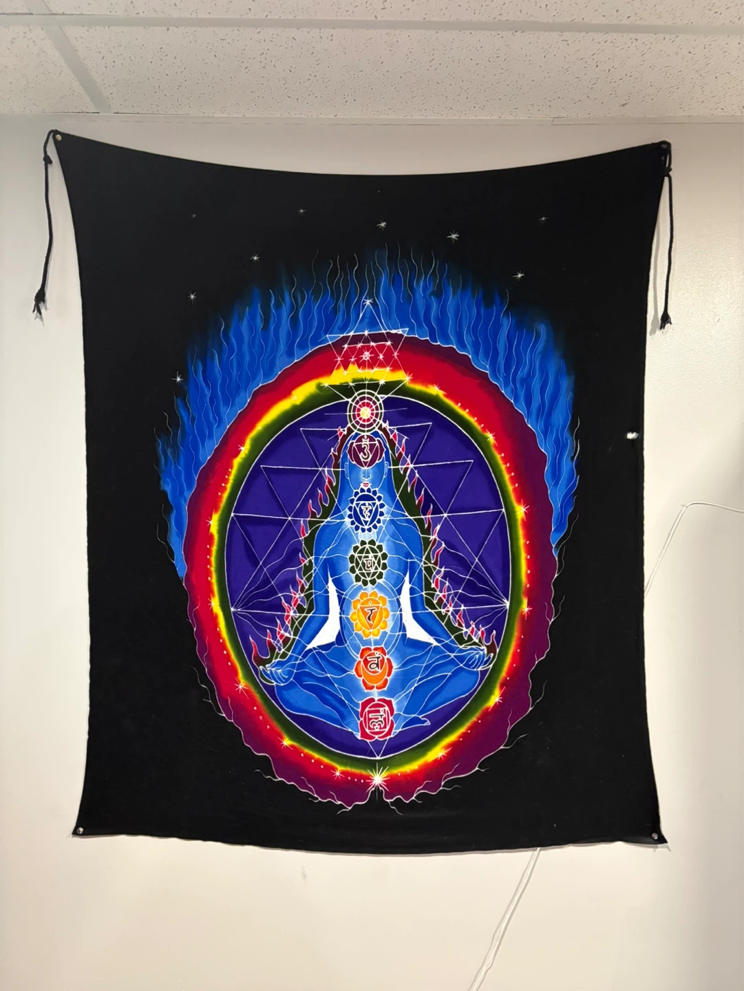 Chakra Meditation Tapestry