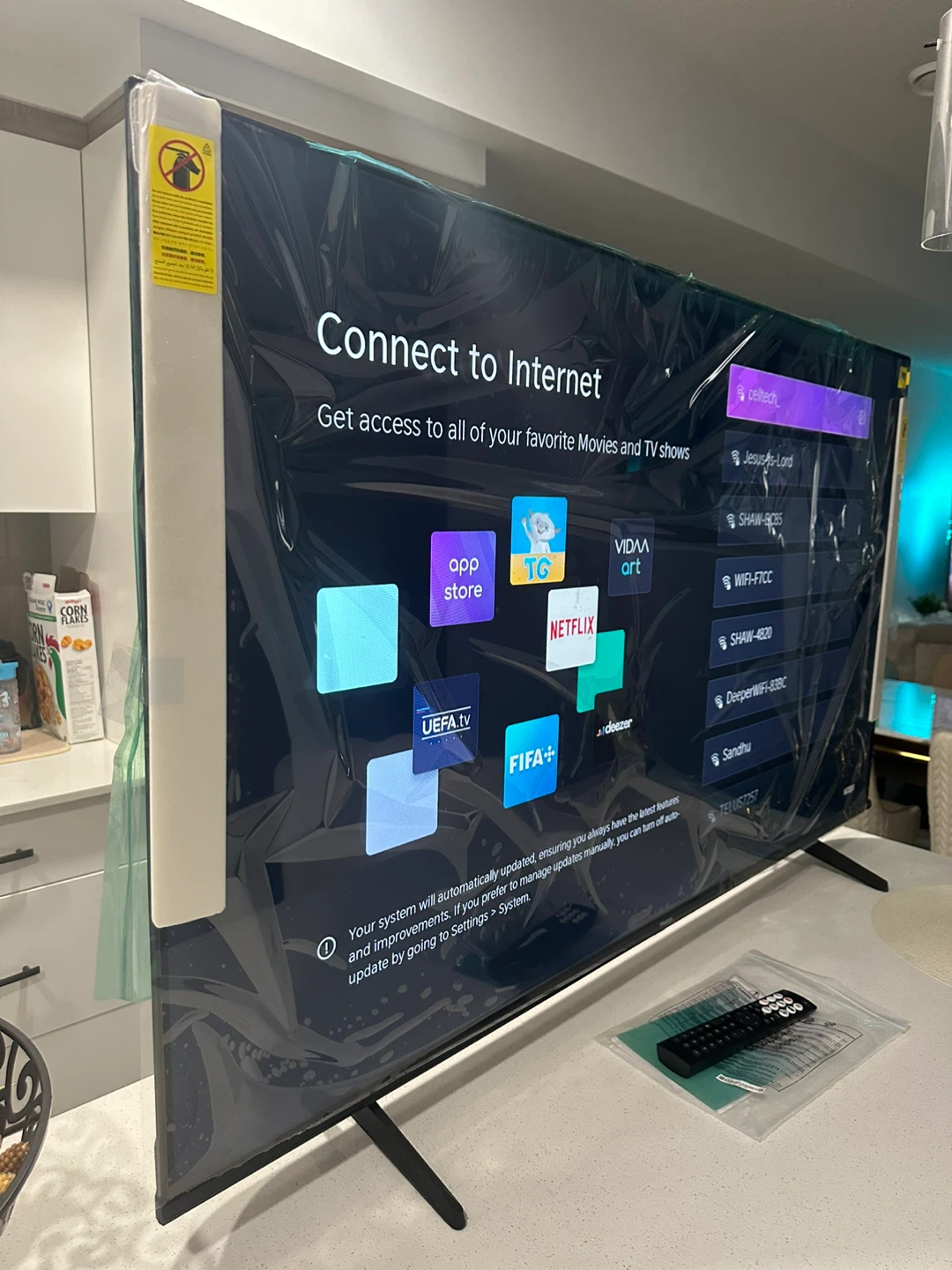 Like-New 60" Hisense 4K UHD Smart TV – Never Used - photo 3