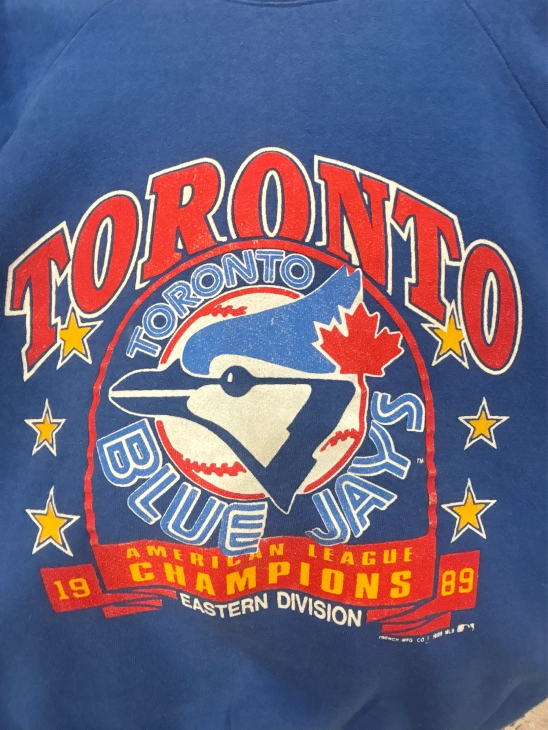 Vintage Toronto Blue Jays Sweater XL Retro MLB Crewneck USA Made - photo 2