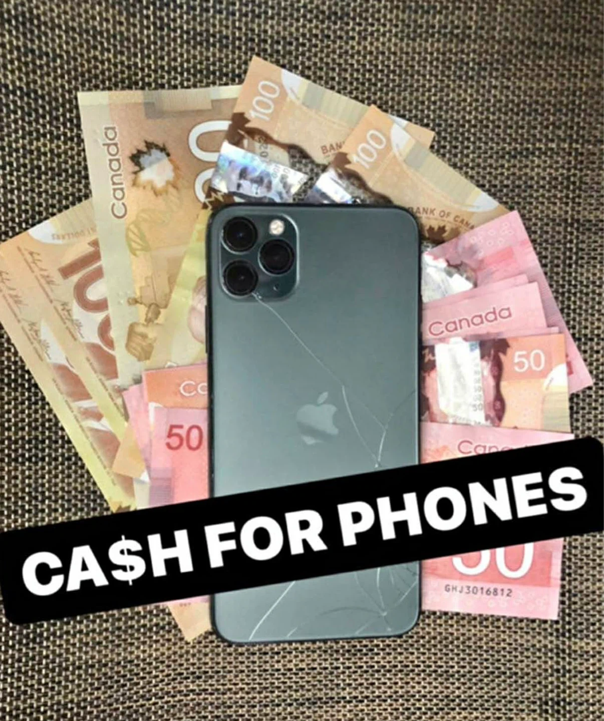 Get CASH for your old phones