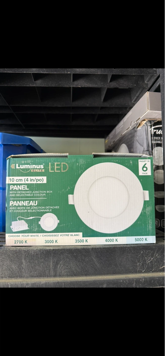 Luminus Elite LED Panel Light 6 Pack - 10 cm (4 in)
