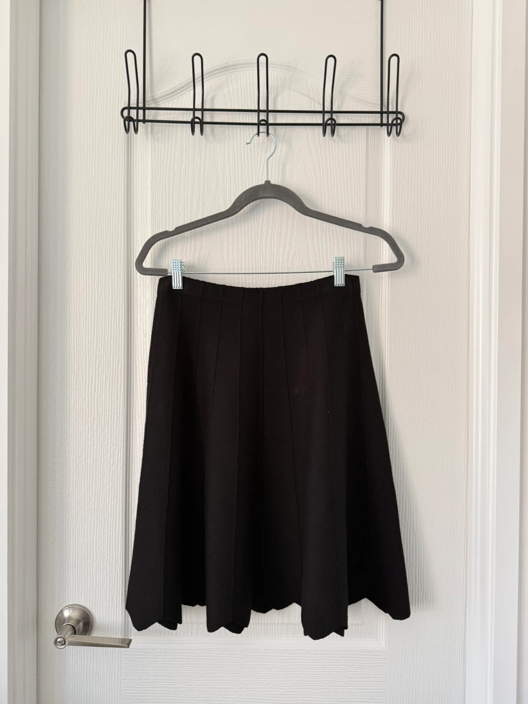 Black Knit Skirt