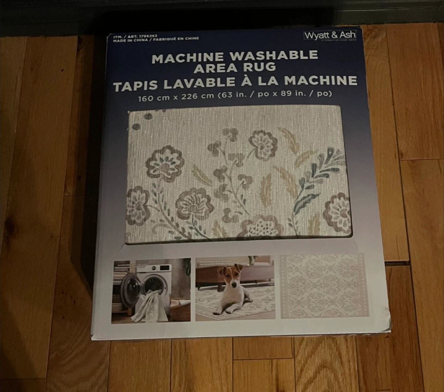Wyatt & Ash Machine Washable Area Rug - 160 cm x 226 cm - photo 4
