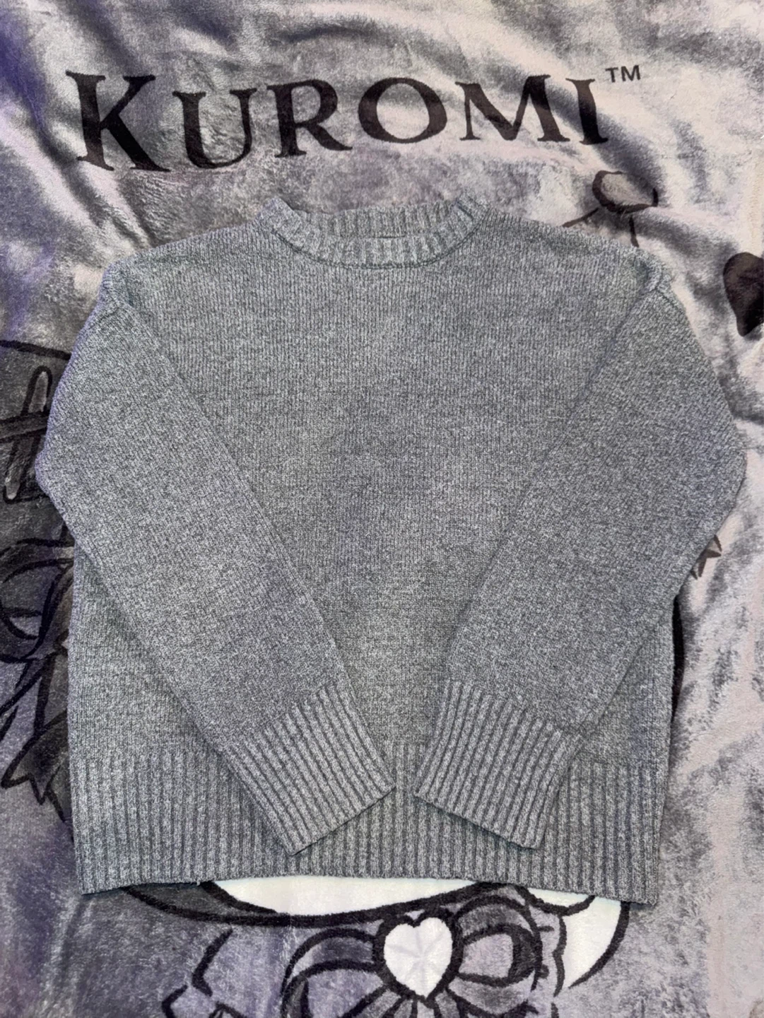 Grey Crew Neck Sweater