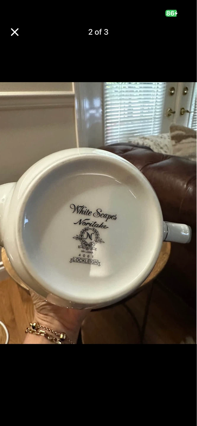 Vintage Noritake Fine Porcelain Teapot (Lockleigh 4061) - $30 - photo 3