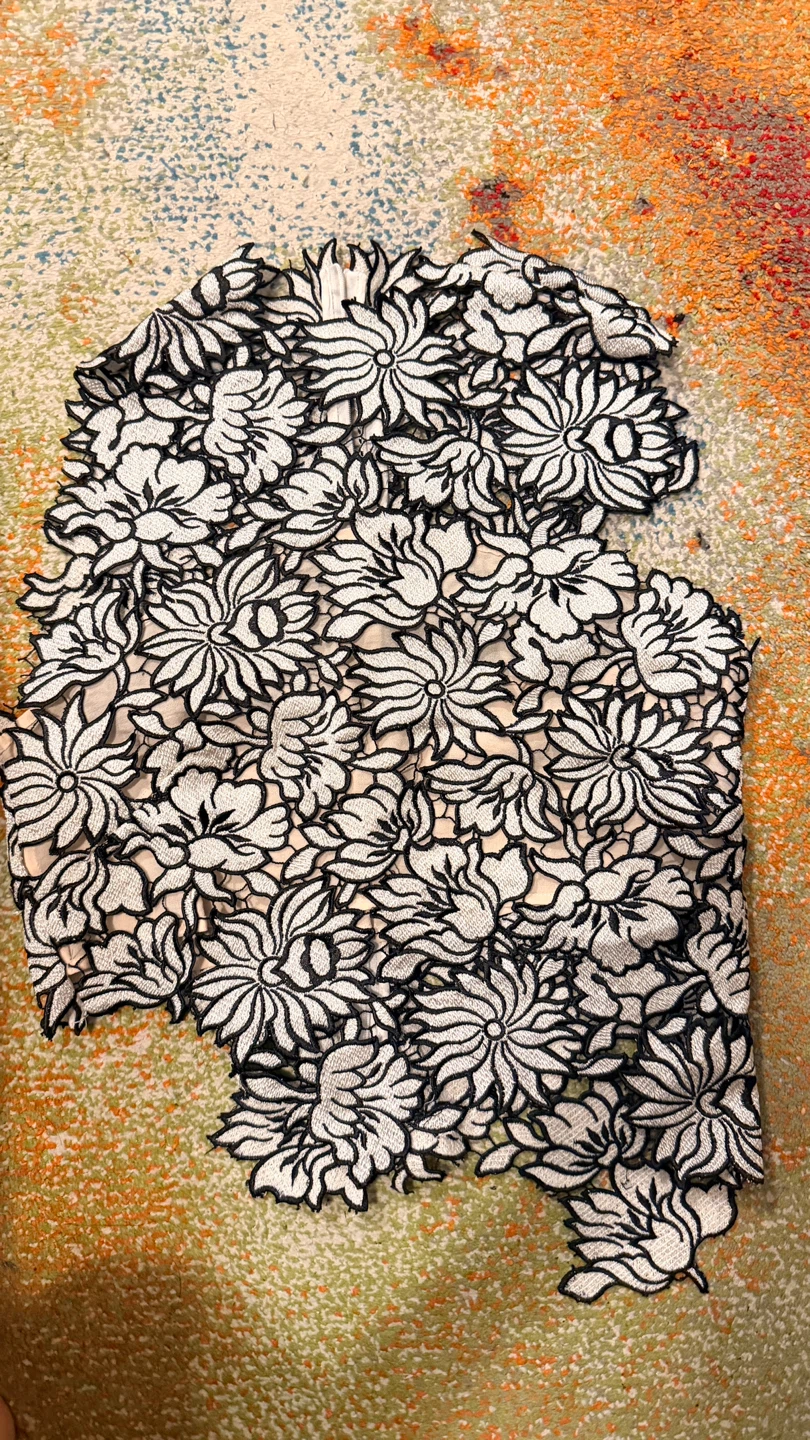 Lace Overlay Top  Size S/M