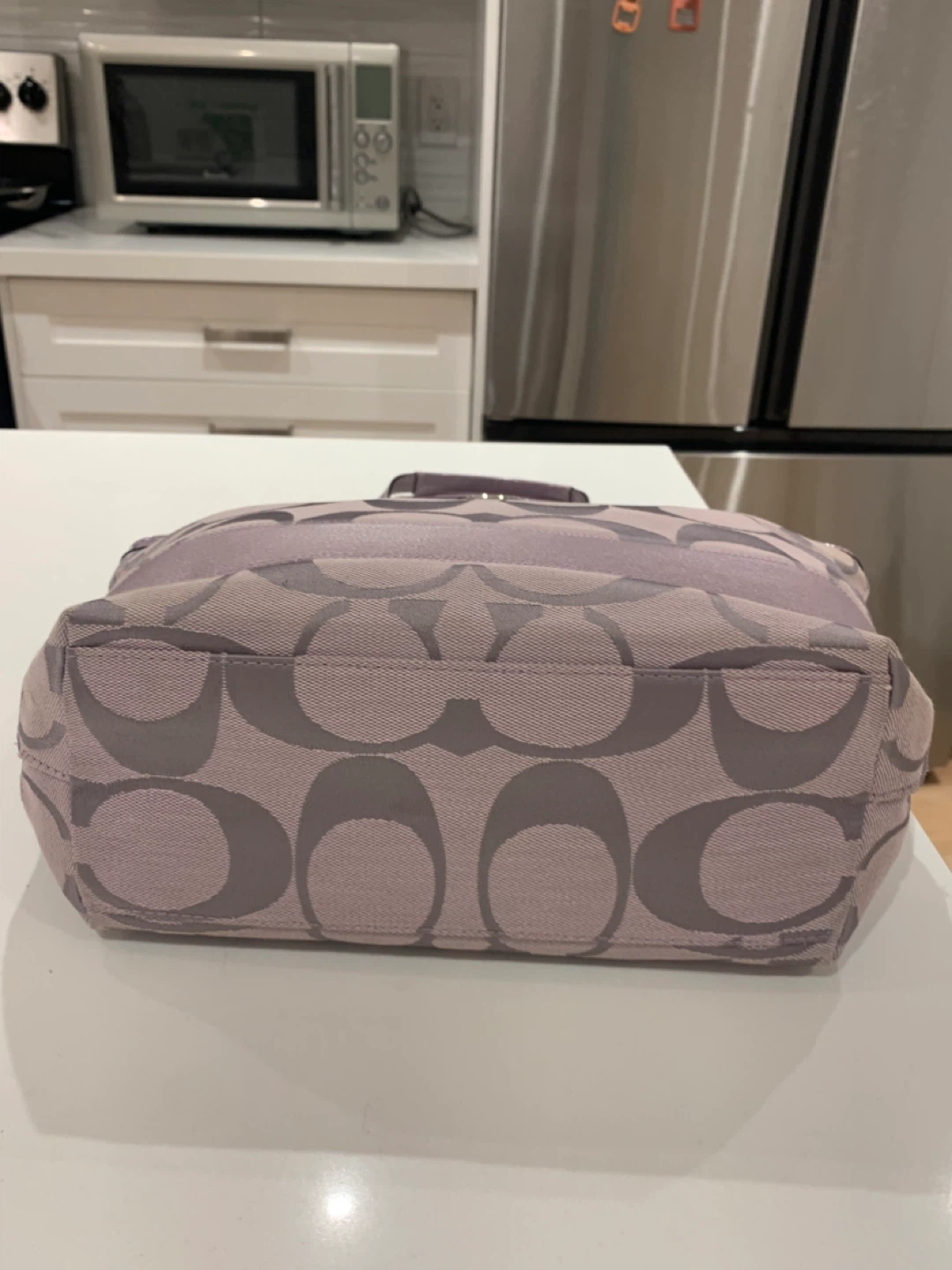 💜 New Coach Pastel Lavender Signature Tote Bag 💜 - photo 5