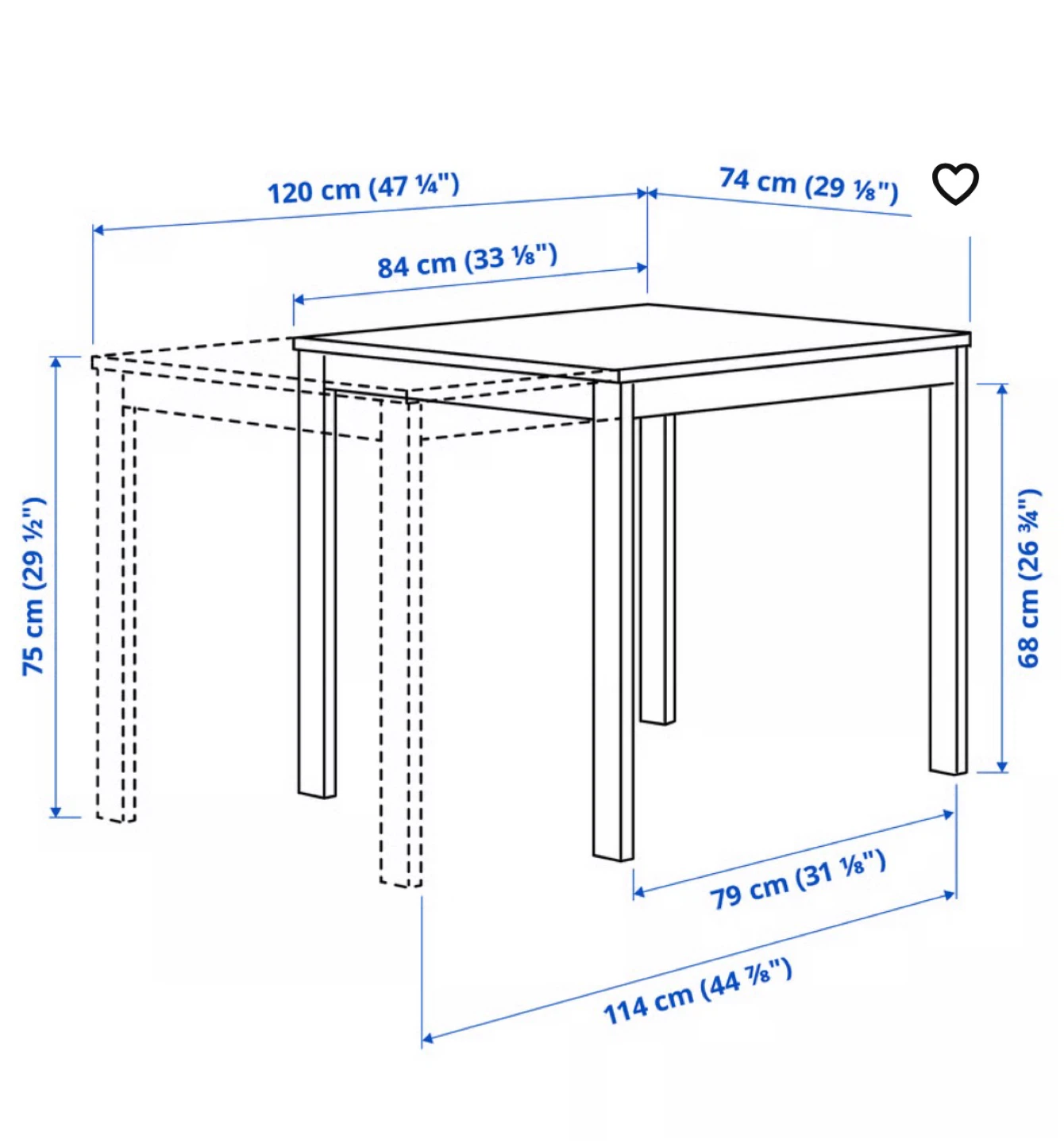 Extendable White Dining Table - photo 2