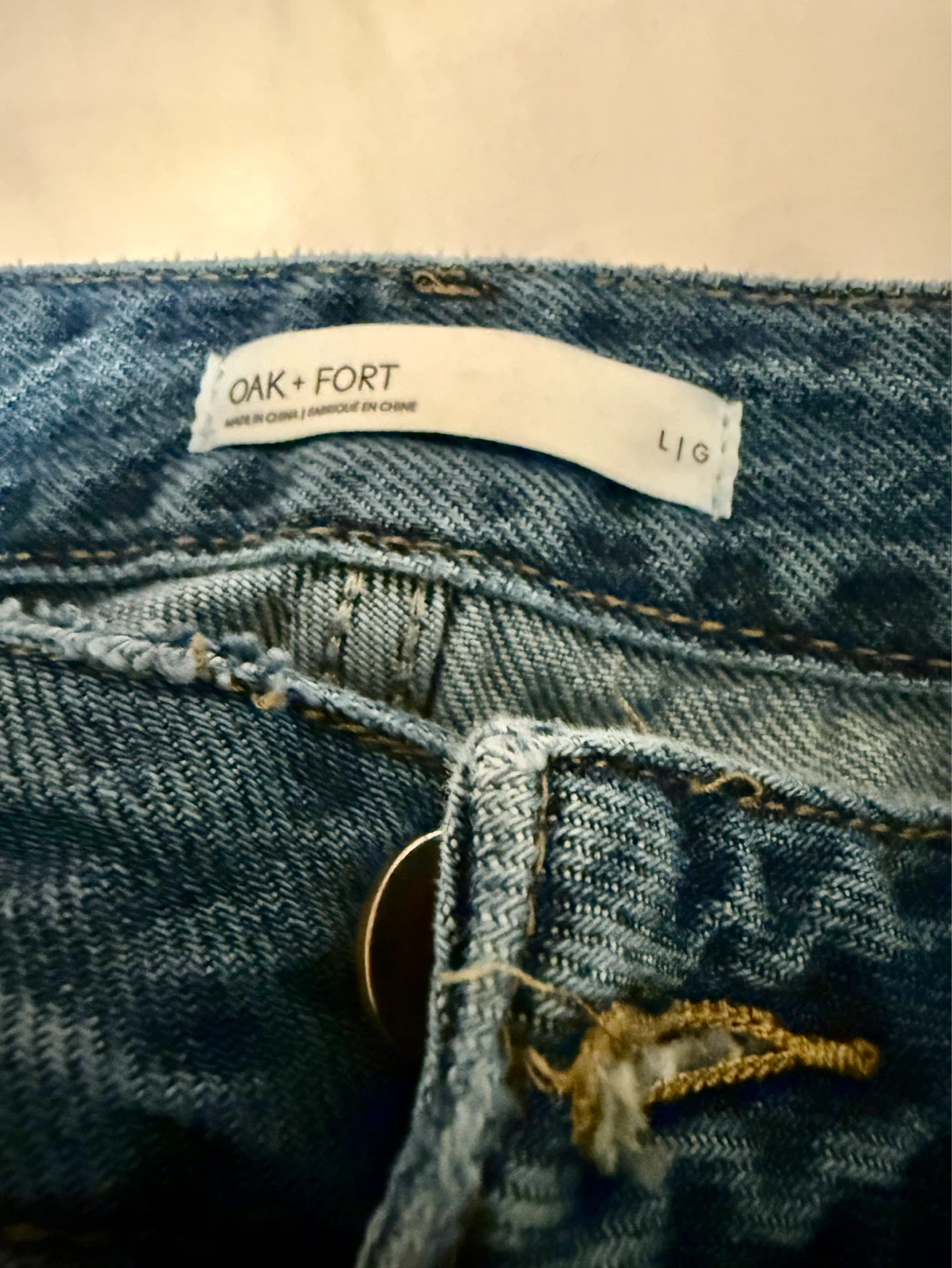 OAK + FORT Wide Leg Jeans - photo 2