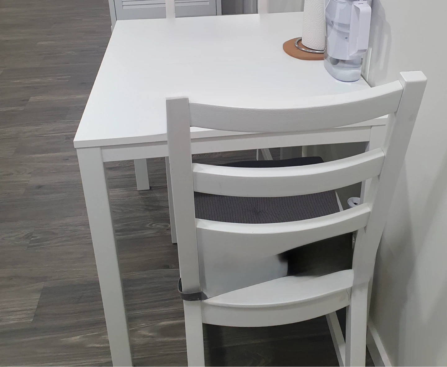 Extendable White Dining Table - photo 3