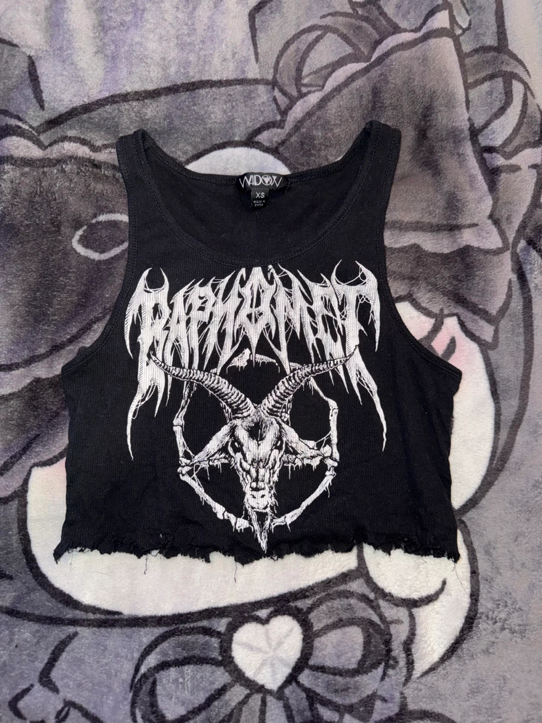 Gothic Crop Top Tank