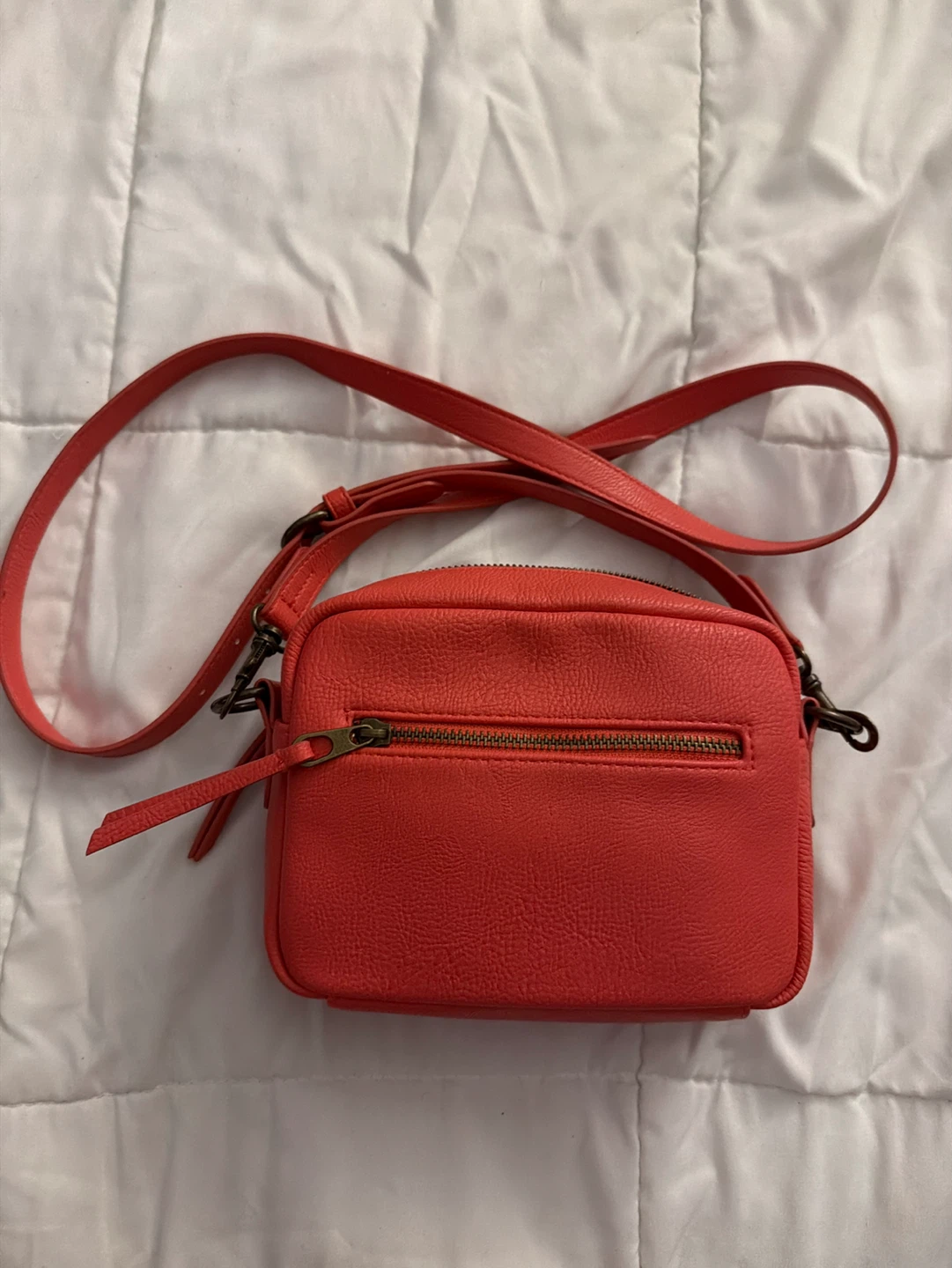Peach colored Crossbody Purse