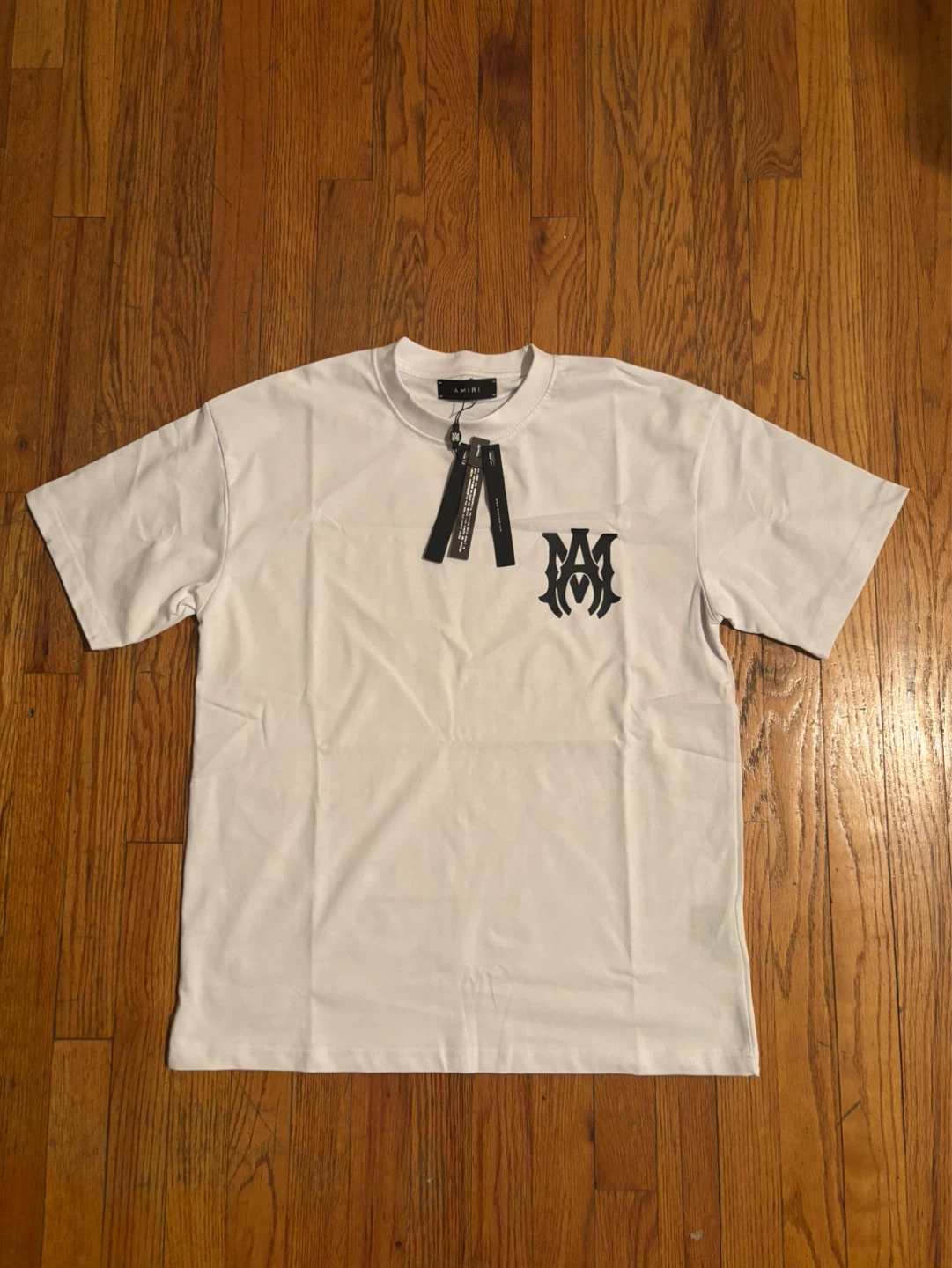 AMIRI White Cotton Blend T-Shirt - Size M