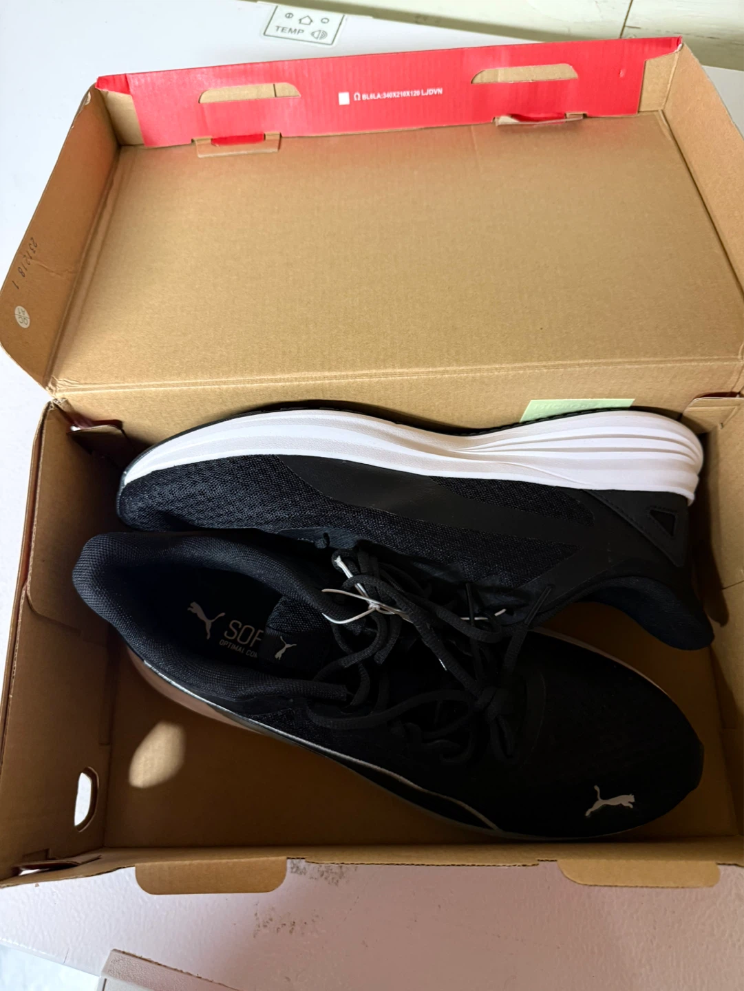 Puma SoftFoam+ Running Shoes - Black - Size 10