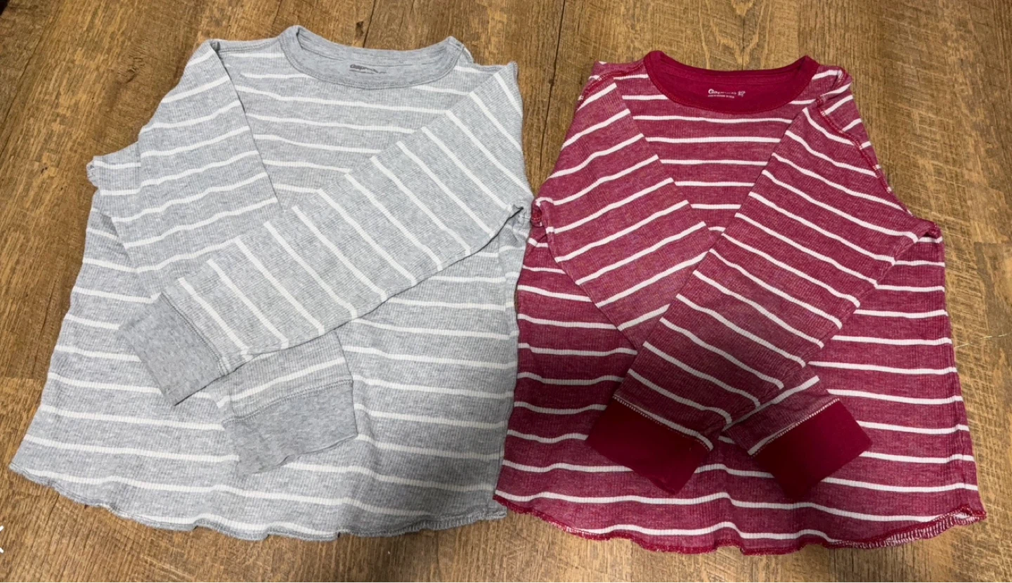 Gap Striped Long Sleeve Tops (2-Pack)
