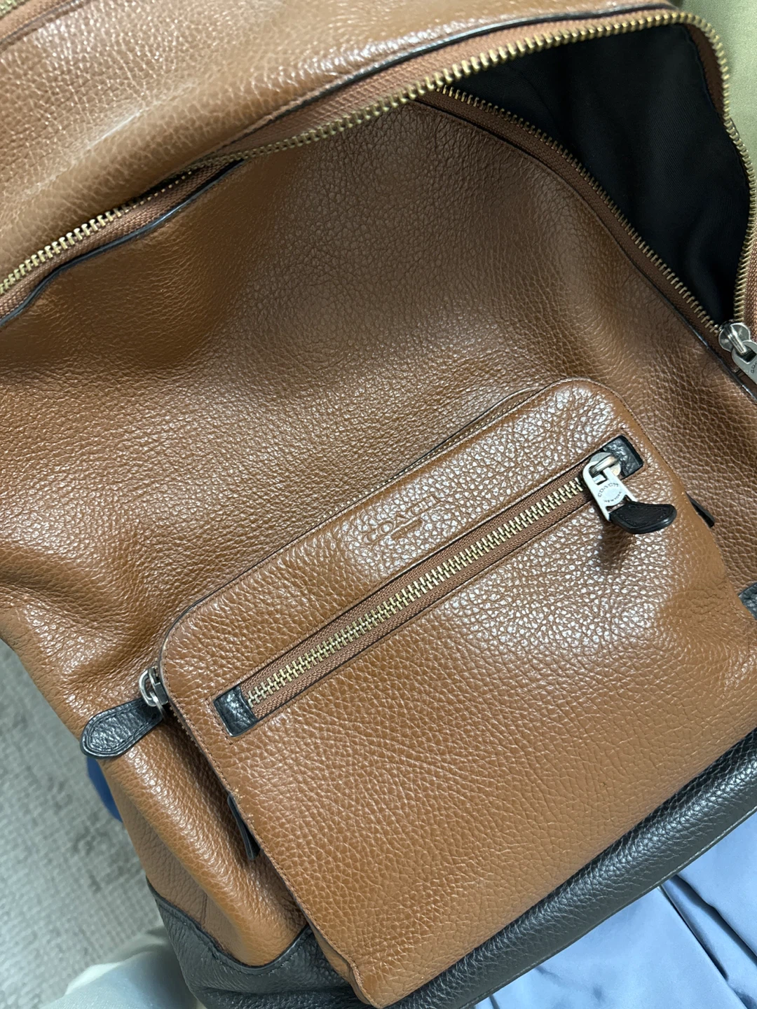 Coach Brown Leather Backpack - photo 5