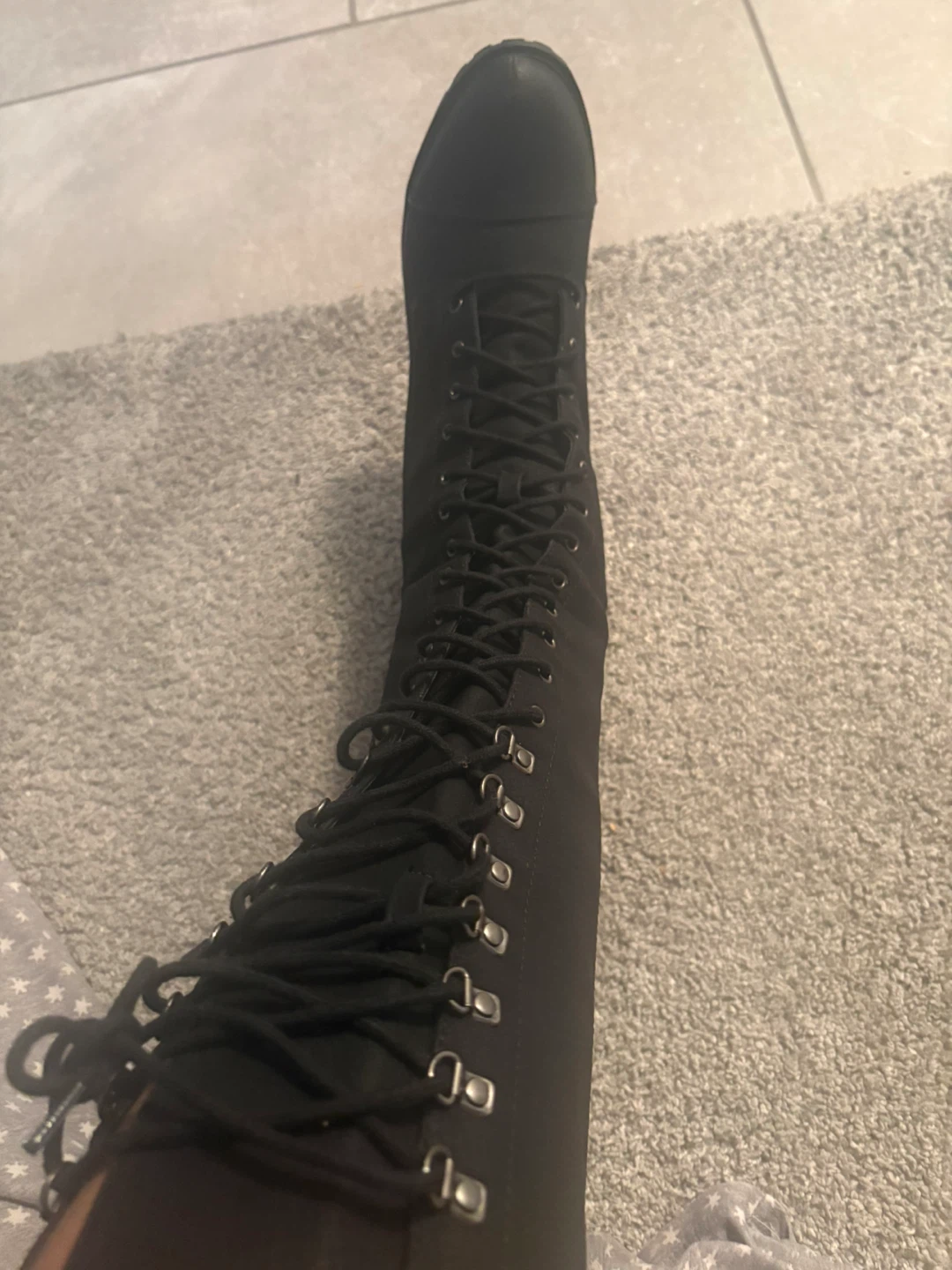ALDO OLERANI-96 Black Lace-Up Boots Size 11