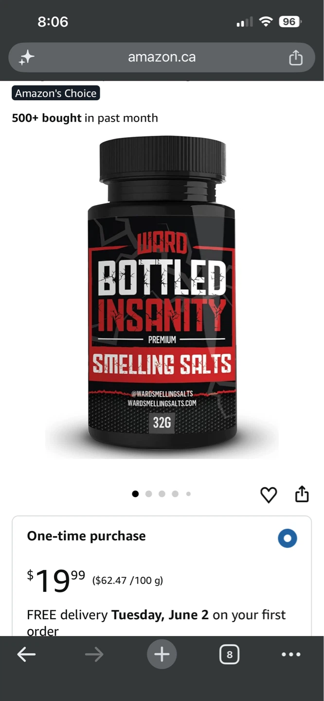 Ward Bottled Insanity Premium Smelling Salts 32G - photo 2