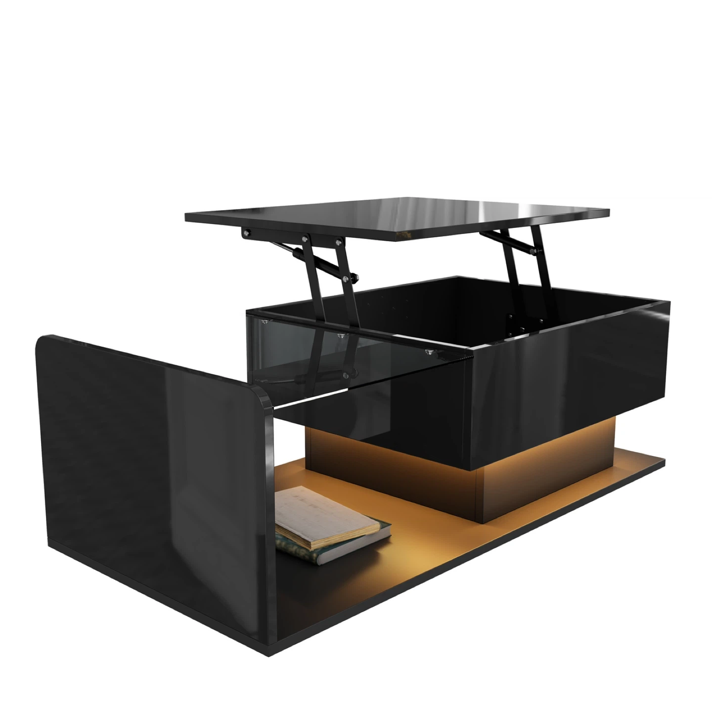 Modern Lift-Top Coffee Table with Storage - photo 3