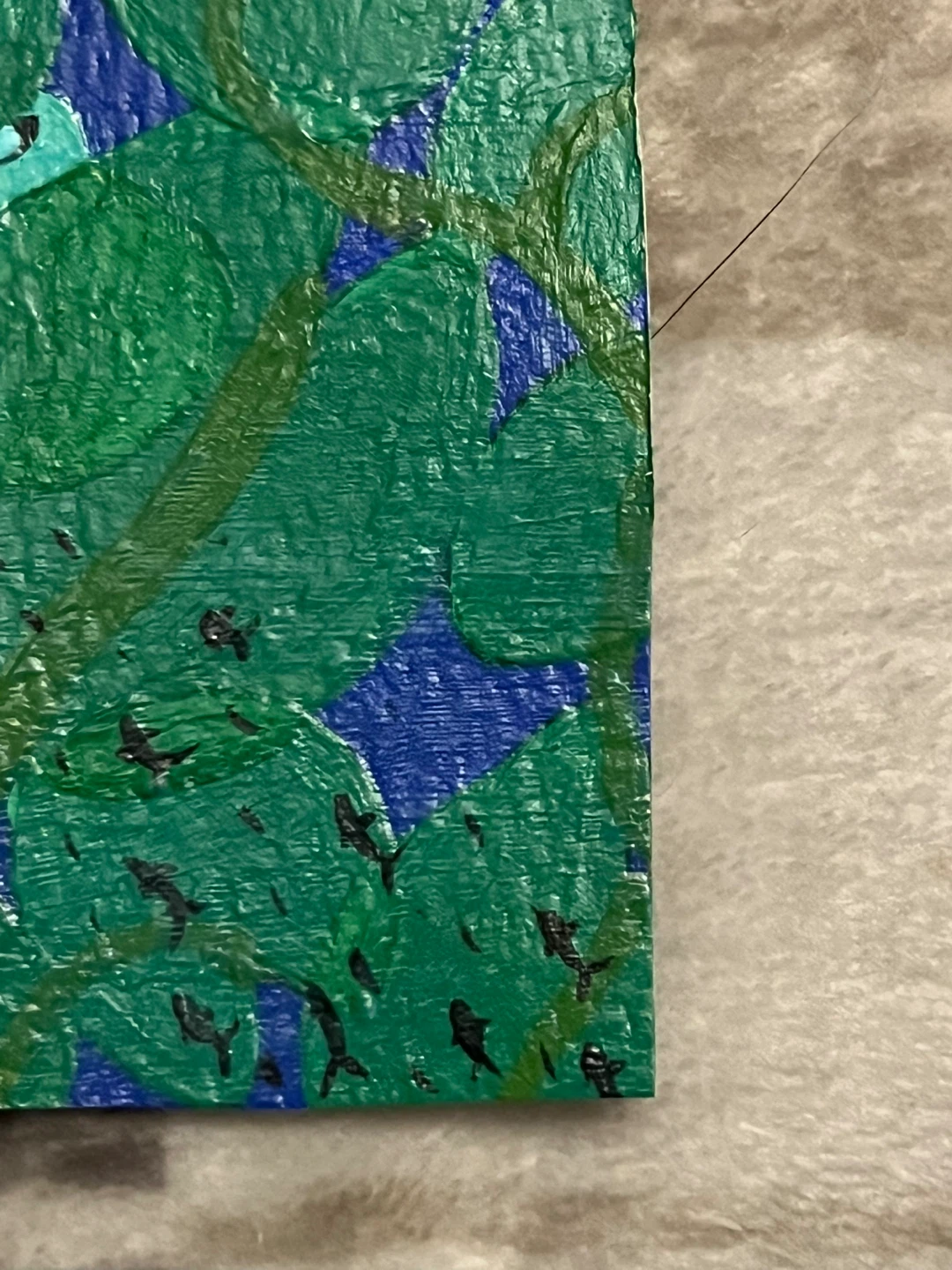 Hand painted Frog on a lily pad - photo 5