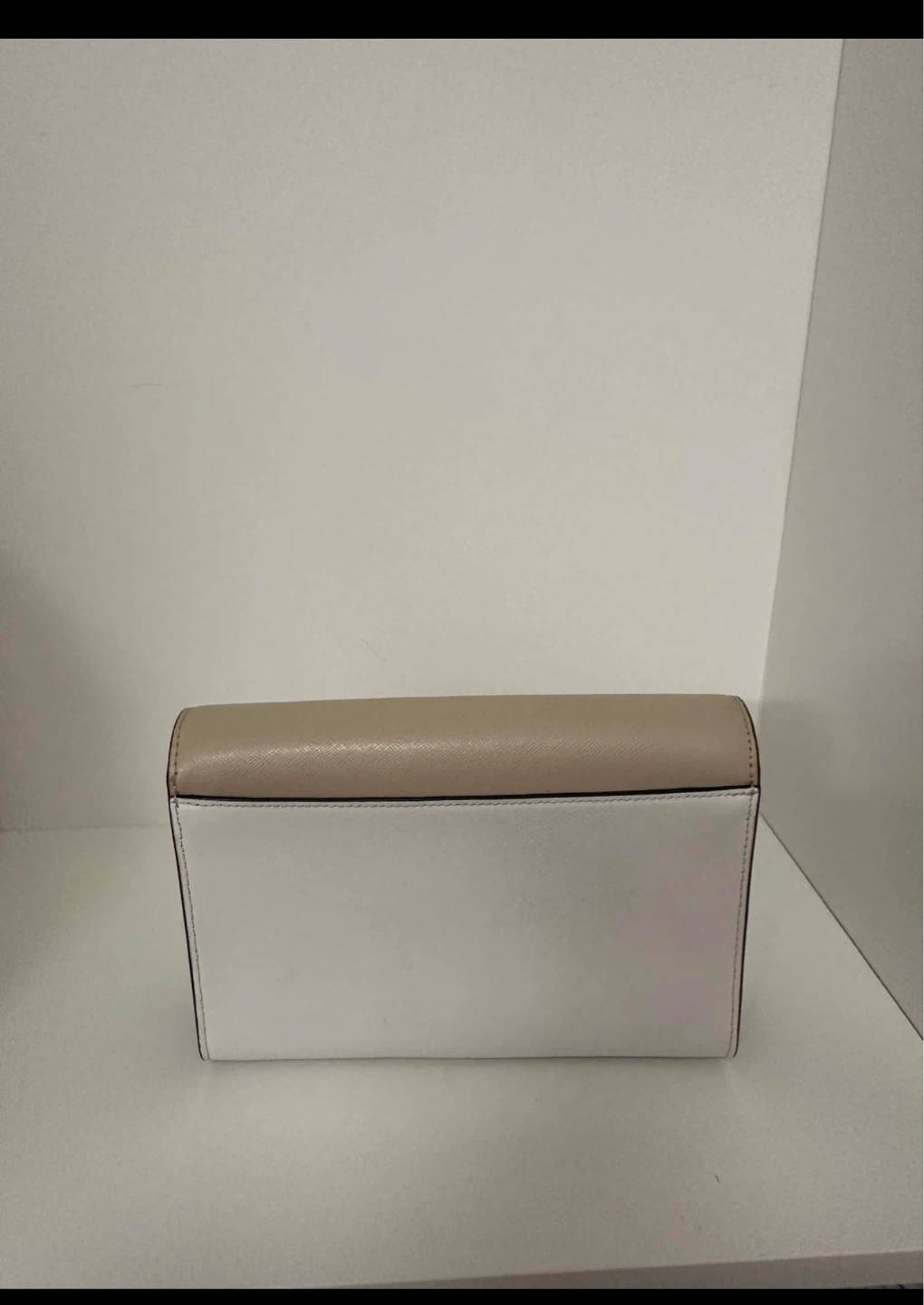 Kate Spade New York White and Tan Crossbody Purse - photo 2