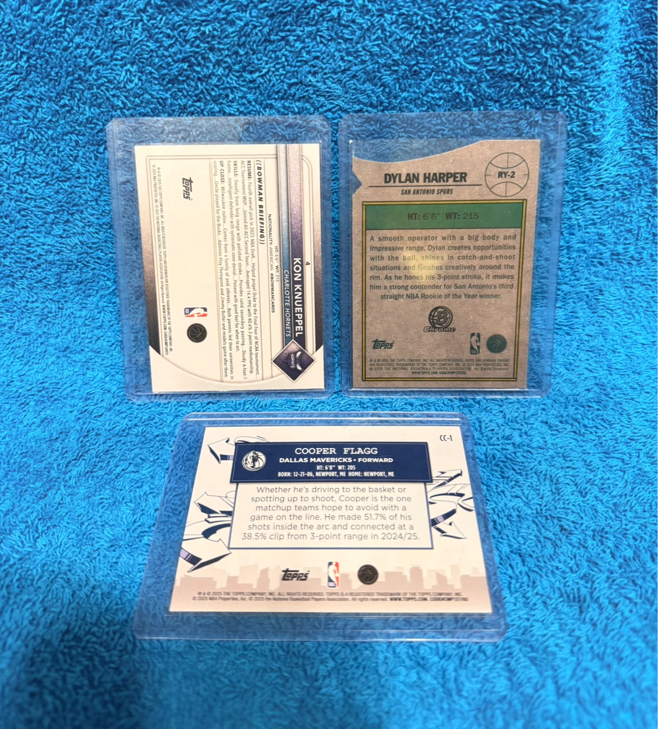 Cooper flag, Kon Knueppel, Dylan Harper NBA Rookie cards! - photo 2