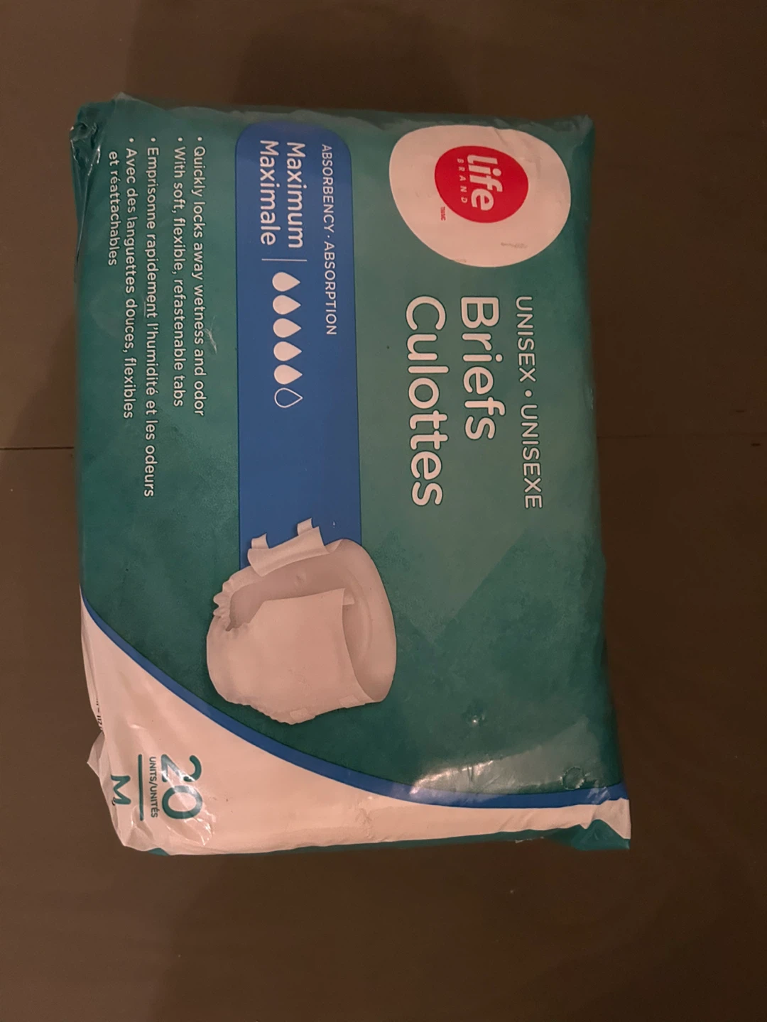 Life Brand Unisex Briefs - Size Medium