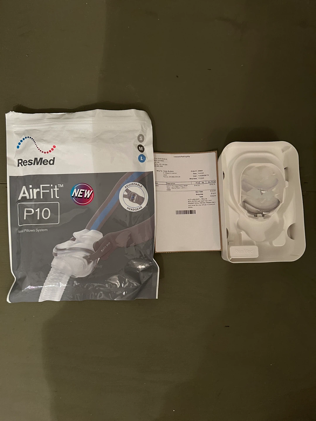 ResMed AirFit P10 Nasal Pillow CPAP Mask System - photo 2