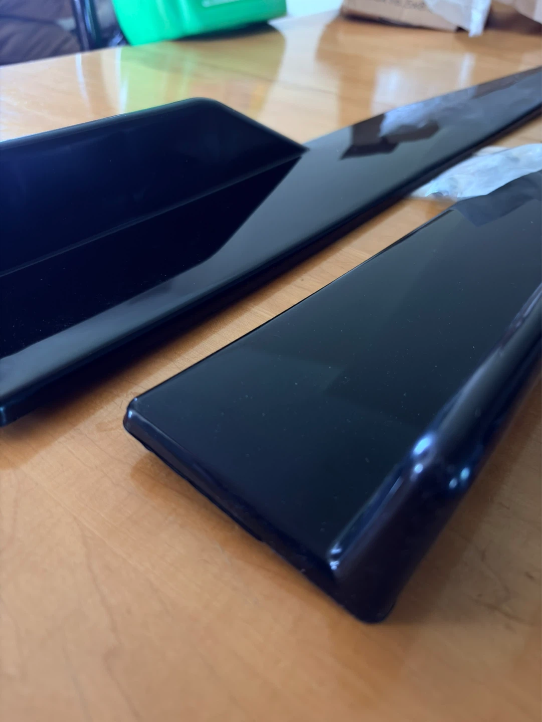 Black Car Side Skirt Splitters - photo 2