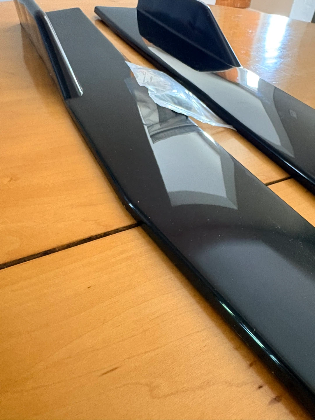 Black Car Side Skirt Splitters - photo 3