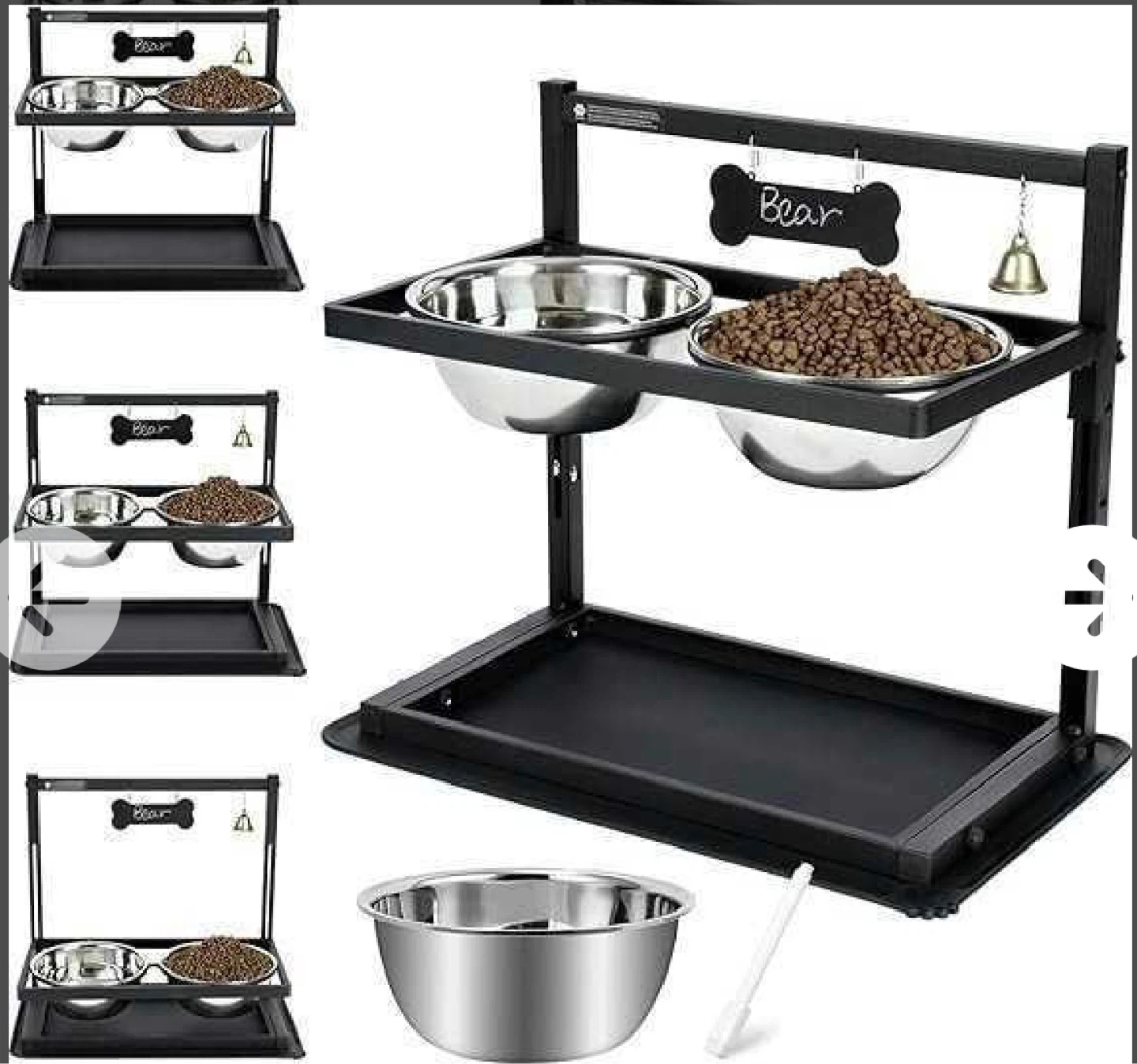 Adjustable Pet Bowls Stand