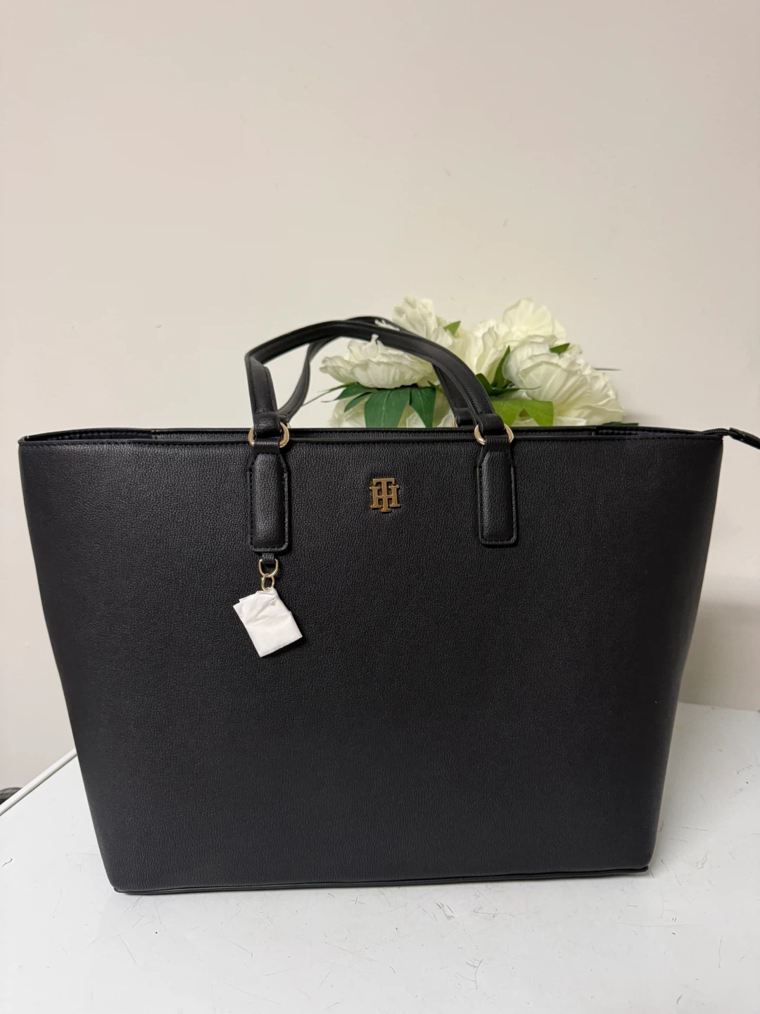 Tommy Hilfiger Black Tote Bag