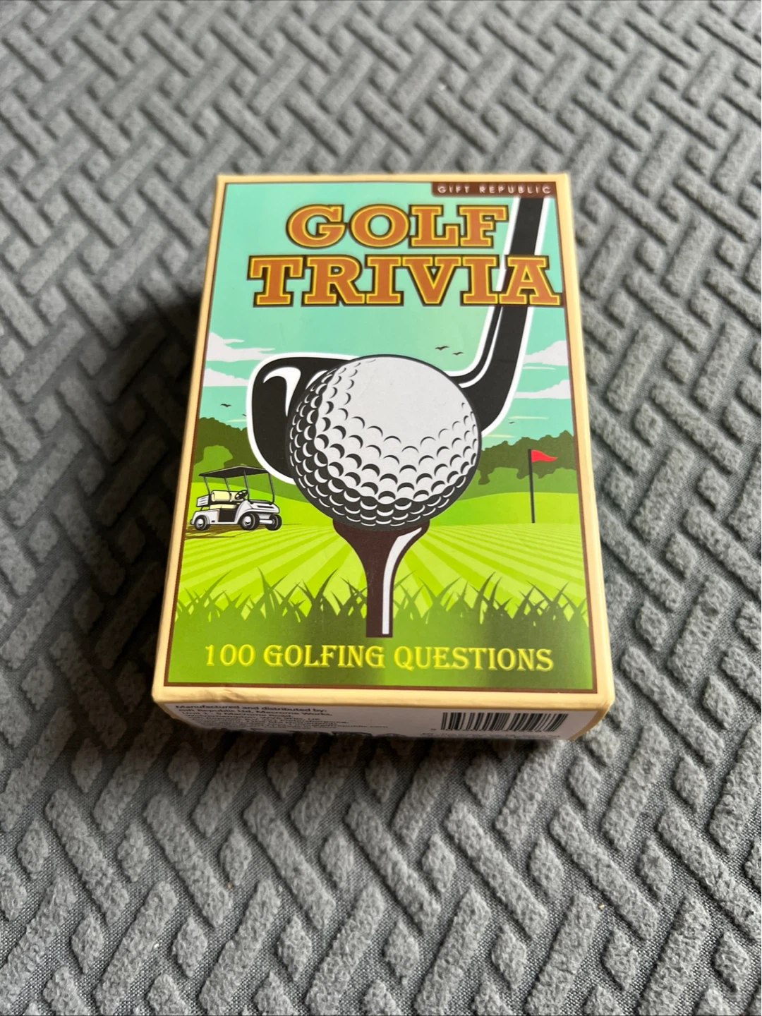 Gift Republic Golf Trivia Card Game - open to offers